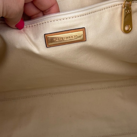 Tory Burch Ella canvas and leather tote - Picture 4 of 6